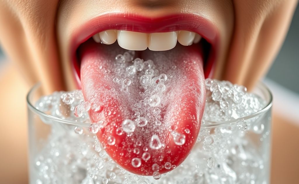 Carbonated drink sensation on tongue explained