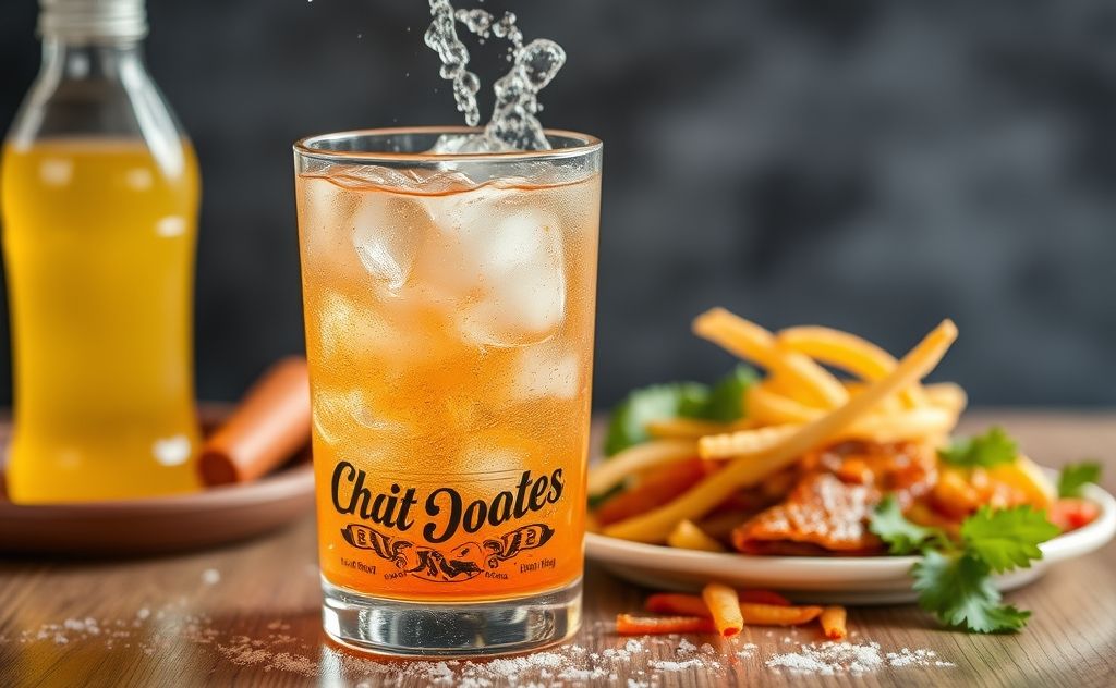 Carbonated drink with spicy food interaction