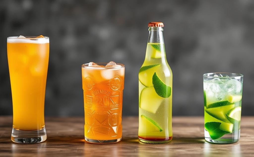 Carbonated drinks and gas comparison