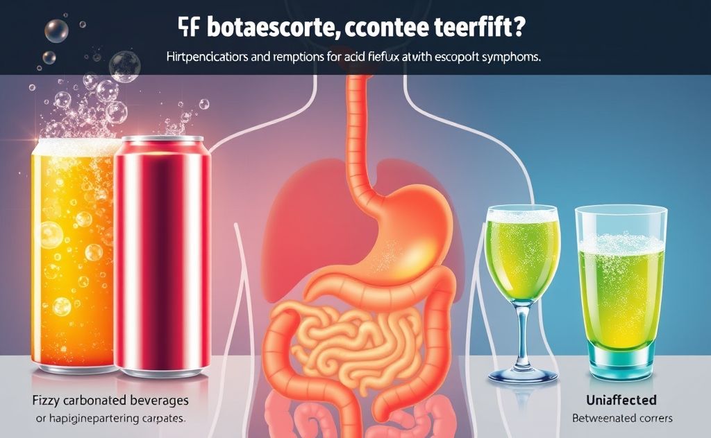 Carbonated drinks and their effect on acid reflux