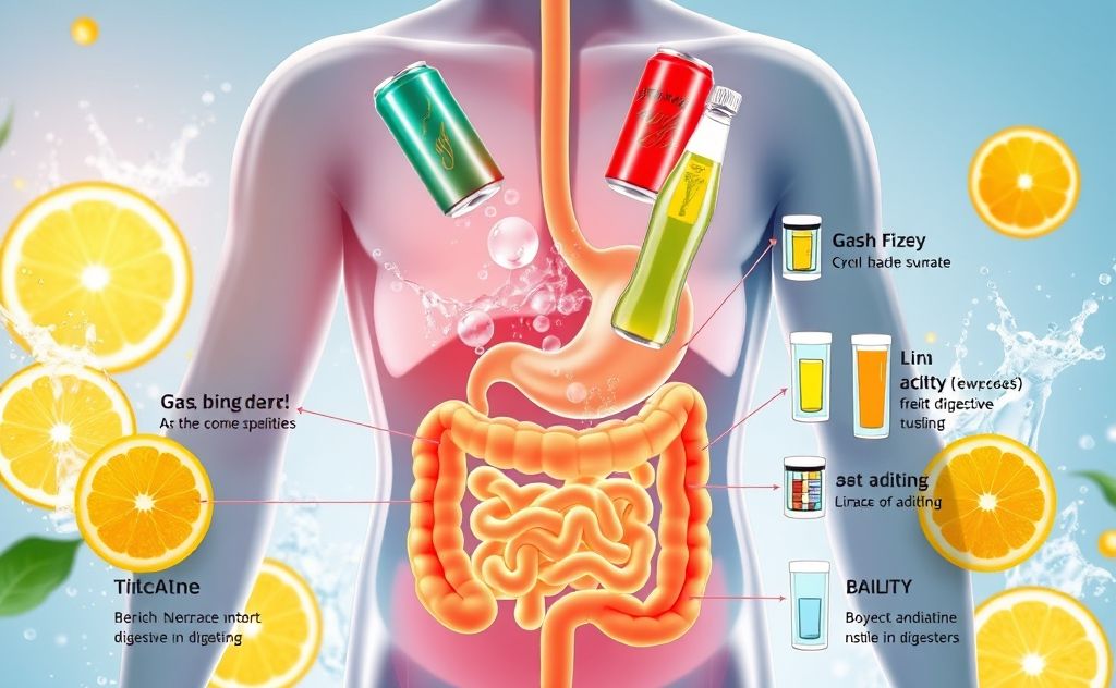 Carbonated drinks and their impact on digestion