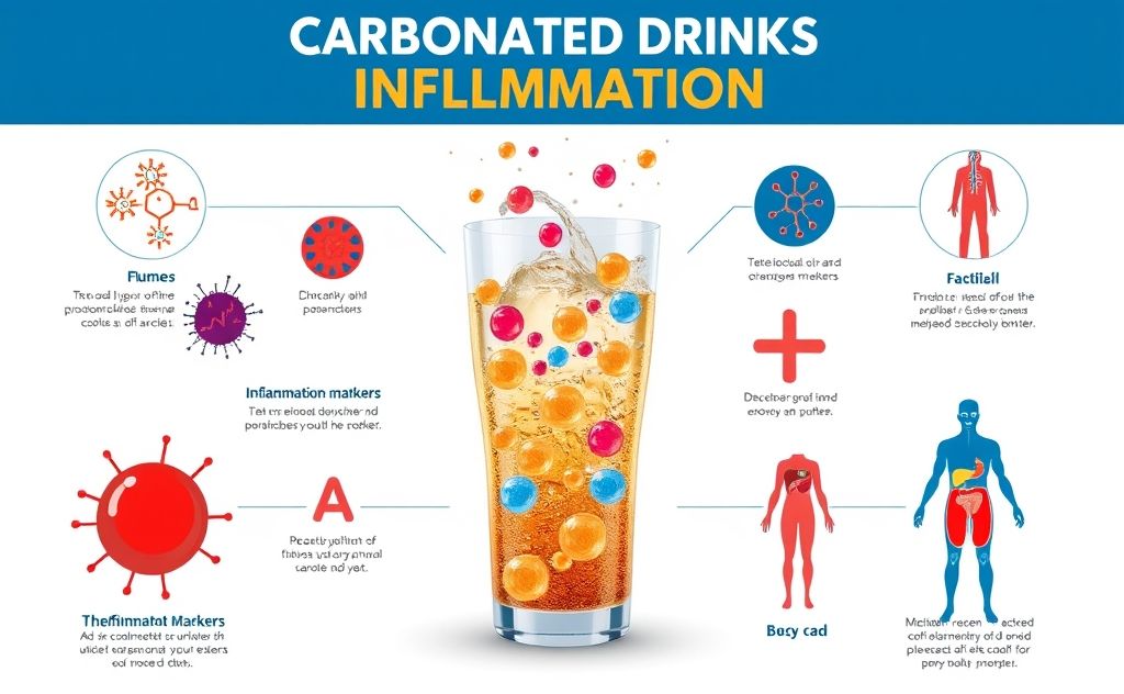 Carbonated drinks and their link to inflammation