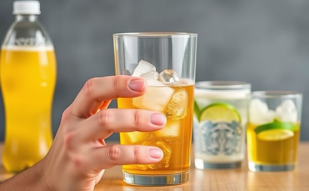 Carbonated drinks cause throat discomfort.