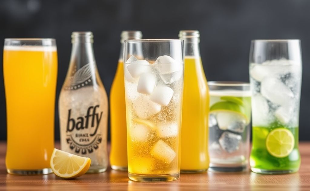 Carbonated drinks causing bloating effects