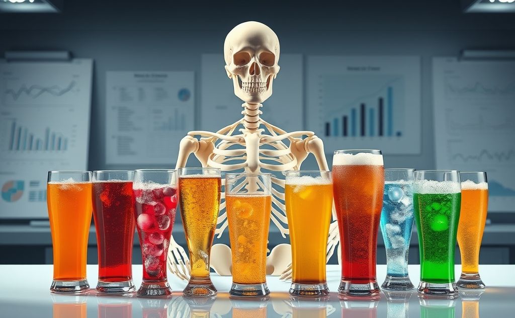 Carbonated drinks impact bone health and strength