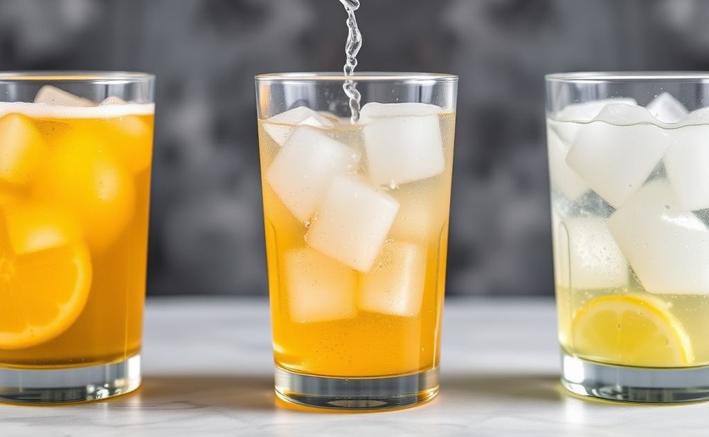 Carbonated drinks mix evenly without separation
