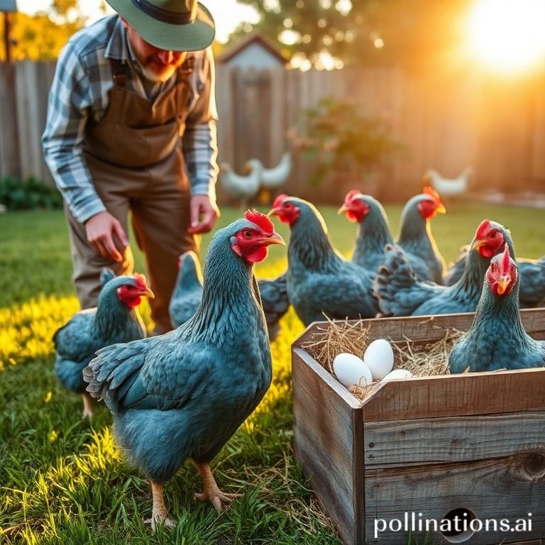 Happy Ameraucanas producing eggs