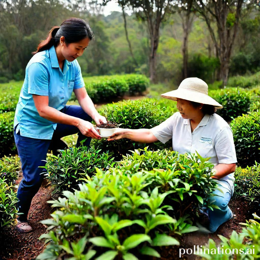 Caring for rare tea bushes