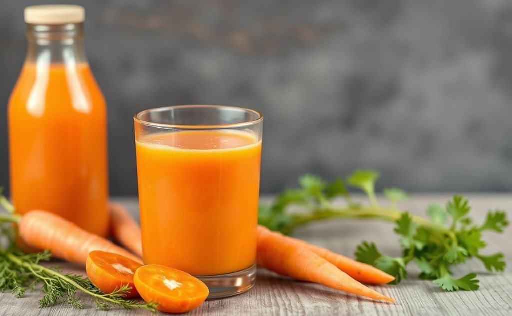 Carrot juice and its effects on pancreatitis health