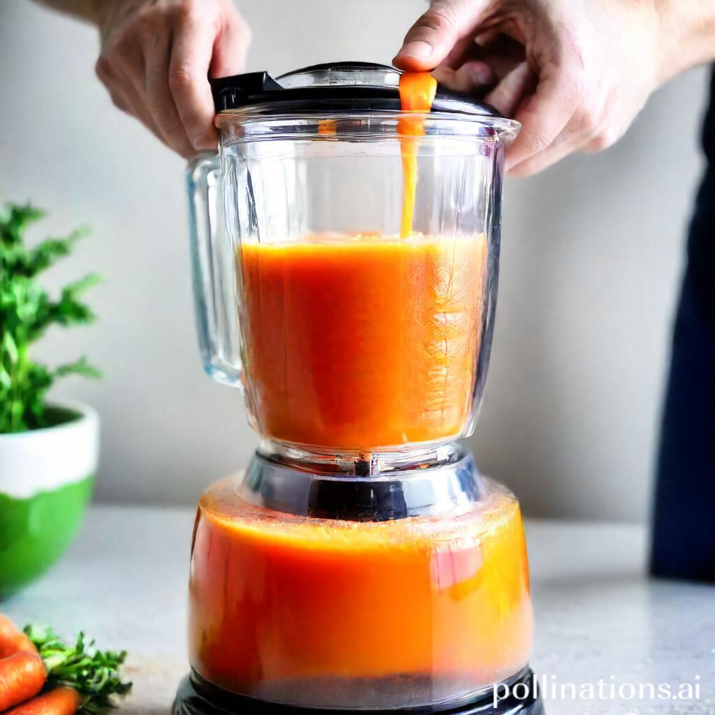 how to make carrot juice in a blender