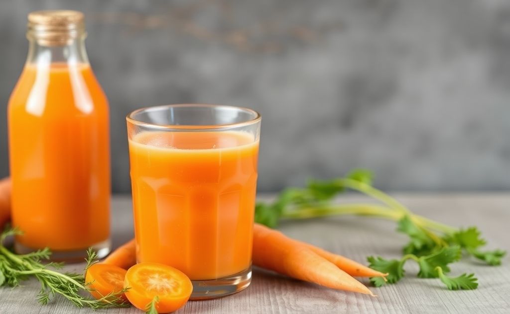 Carrot juice benefits for health on empty stomach