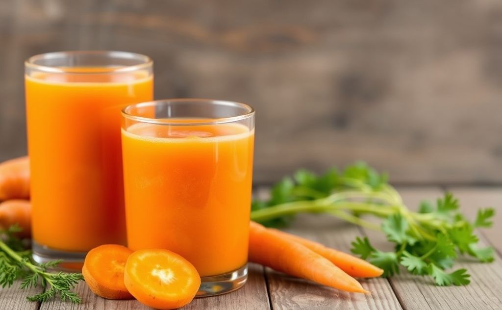 Carrot juice calorie count and health benefits