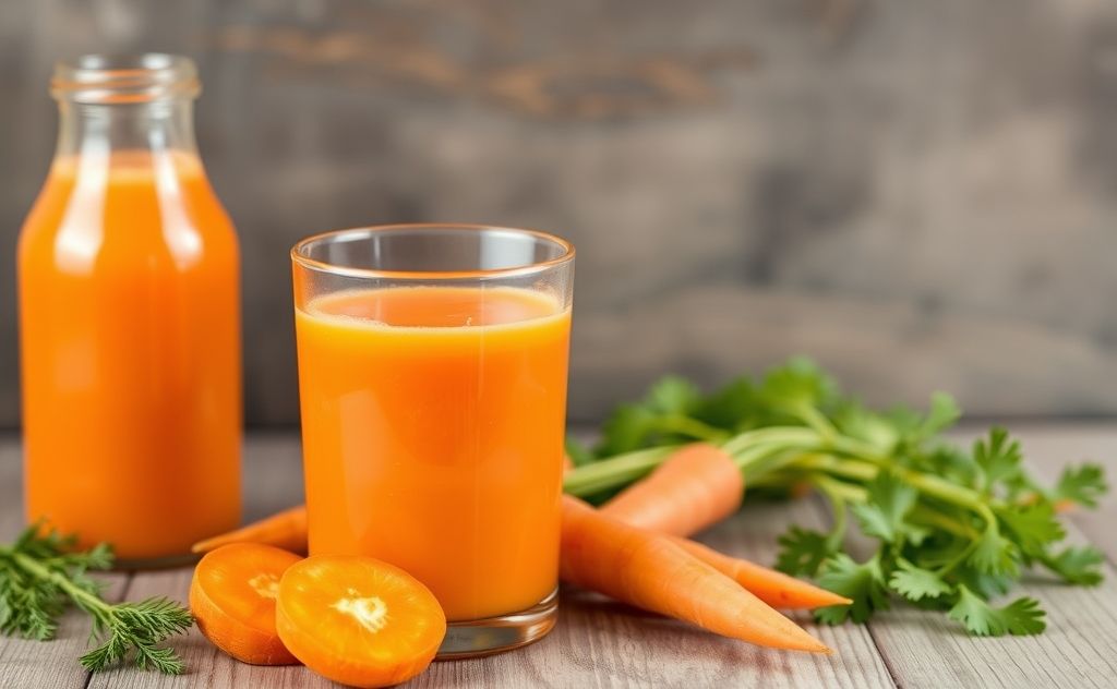 Carrot juice daily intake for health benefits