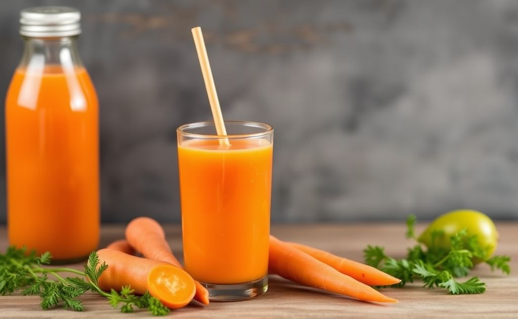 Carrot juice limits for health effects