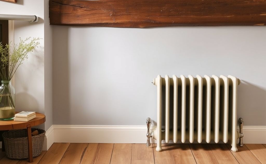 Cast iron radiators enhance warmth and efficiency in homes.