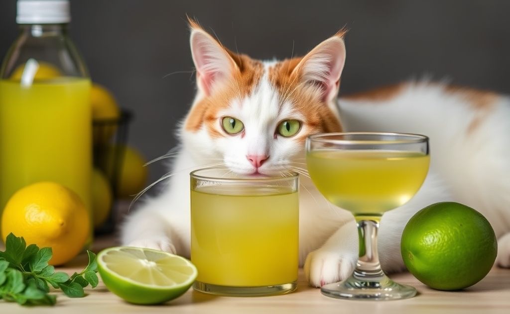 Cats and lime juice: a risky combination to avoid