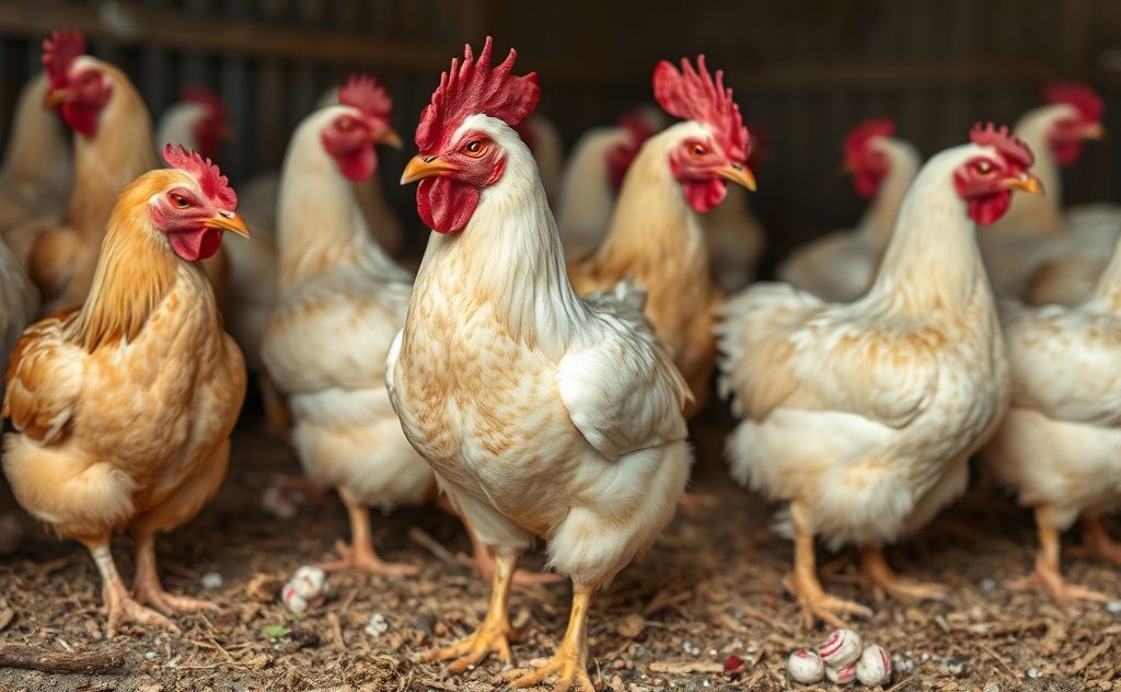 Causes of chicken mortality and health risks