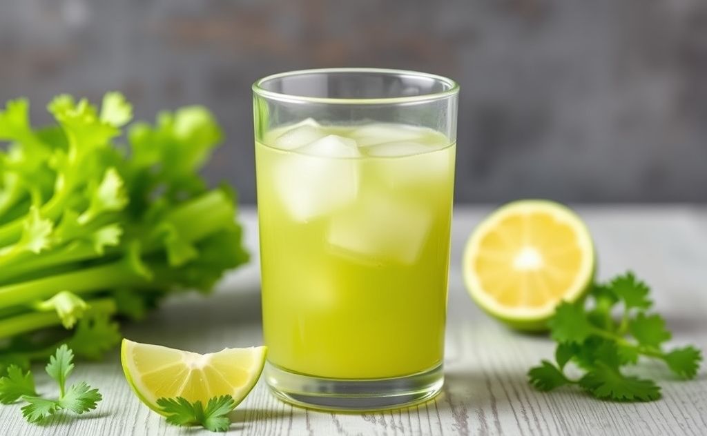 Celery juice promotes liver health and detoxification