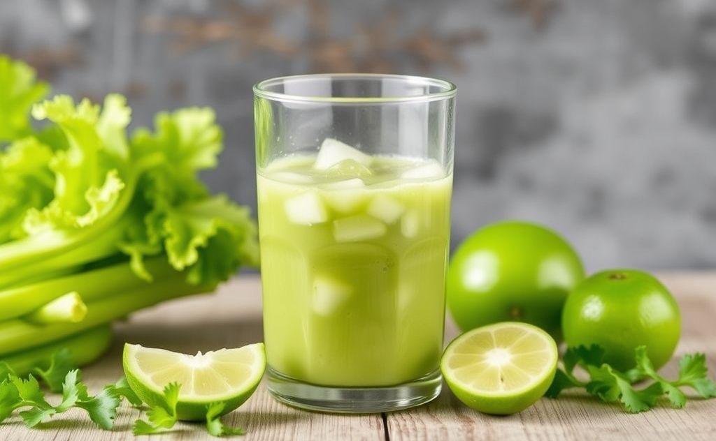 Celery juicing effects on health and symptoms