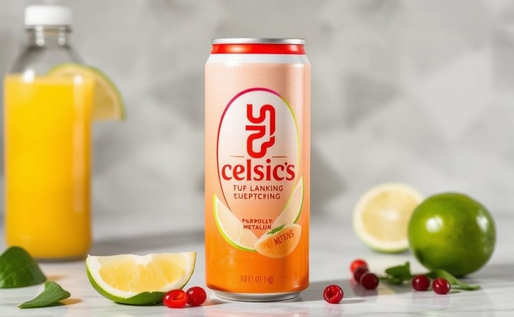 Celsius drink boosts energy and metabolism.