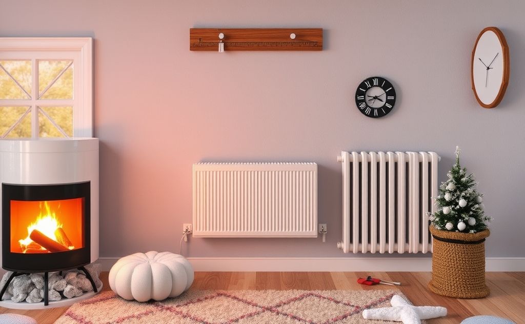 Central heating efficiency in winter months