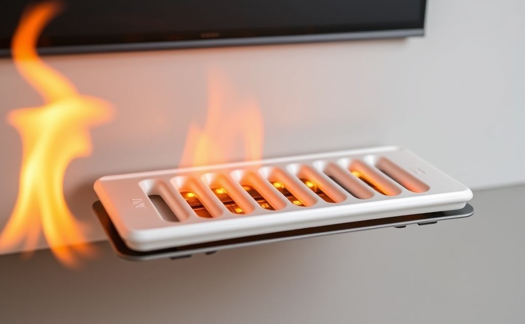 Ceramic heating elements in action with modern design