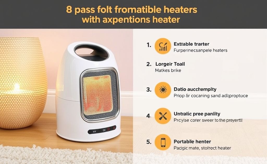 Ceramic portable heater benefits and features