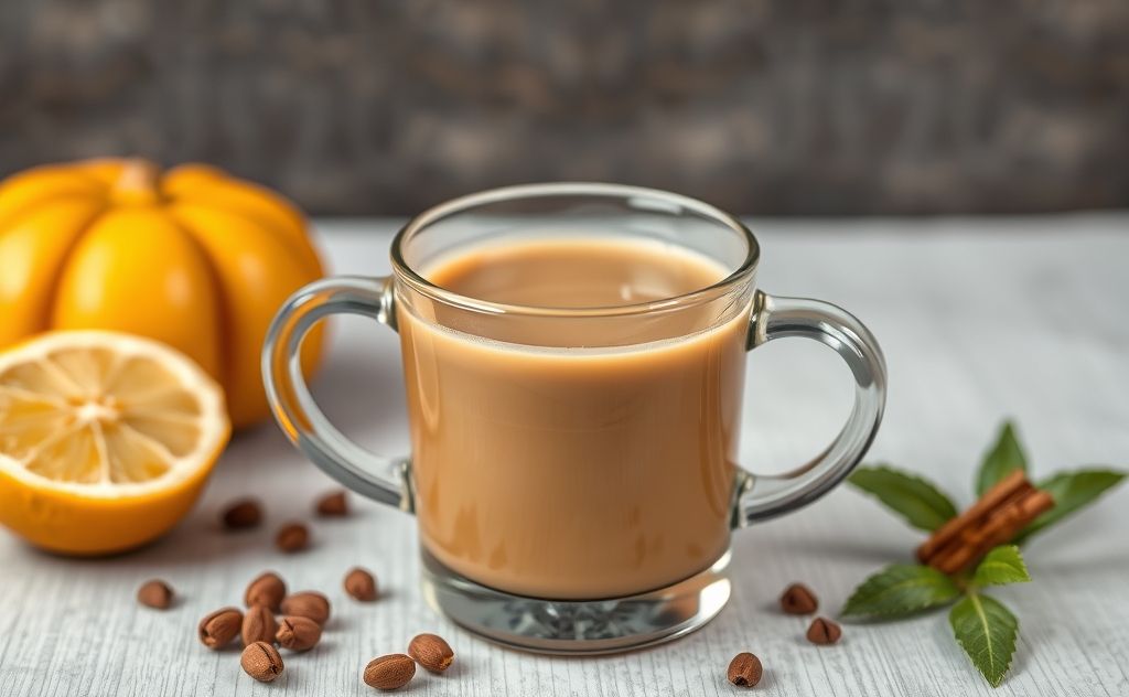 Chai tea with plant-based ingredients only.