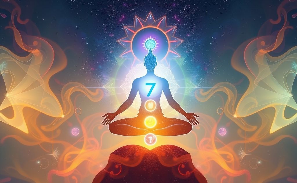 Chakra 7 energy and balance in spiritual growth