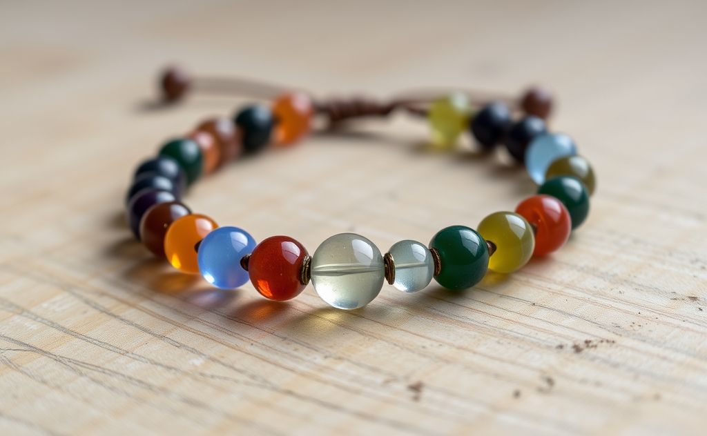 Chakra bracelet balances energy and promotes wellness