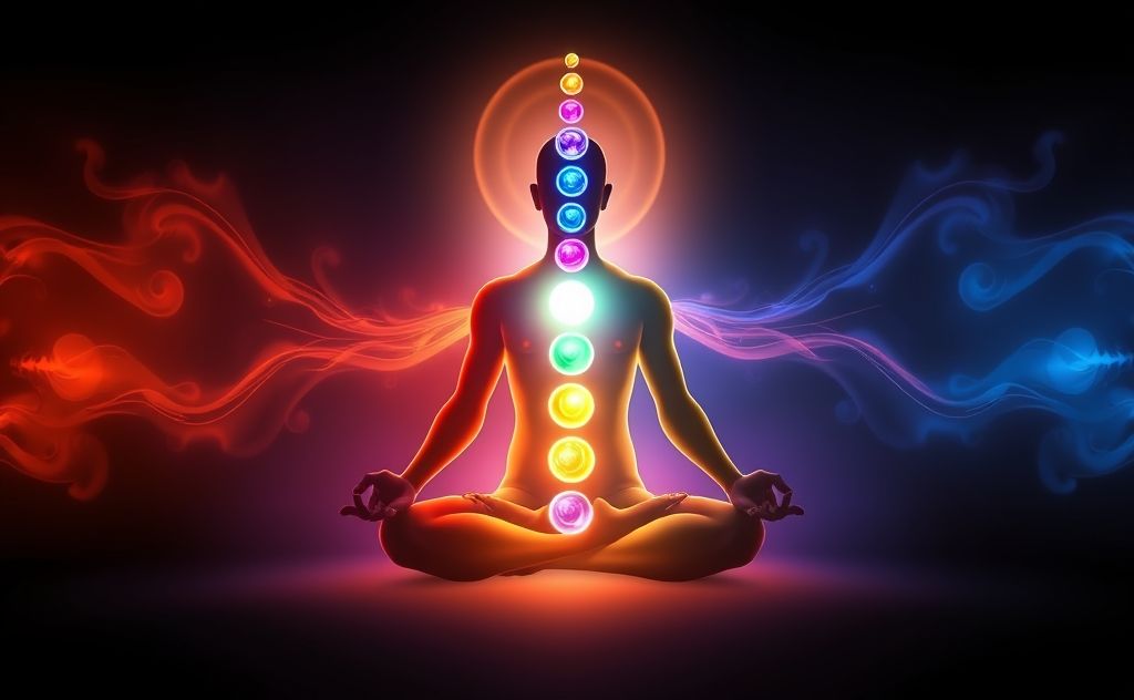 Chakra energy flow for Kundalini awakening