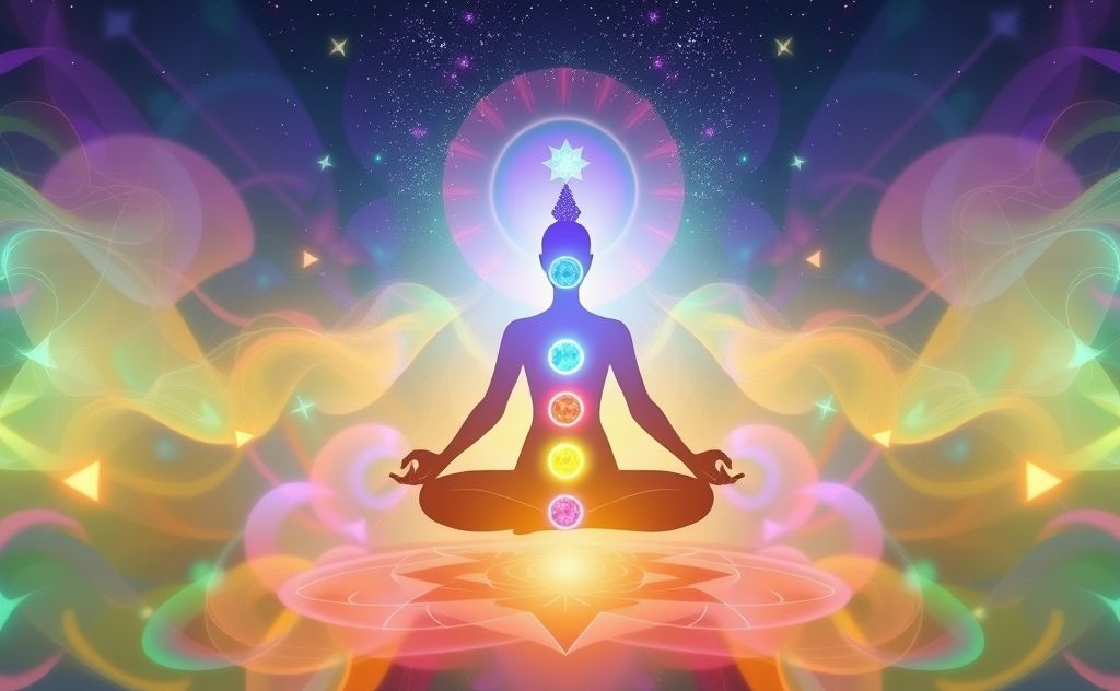 Chakra energy flow for holistic wellness harmony