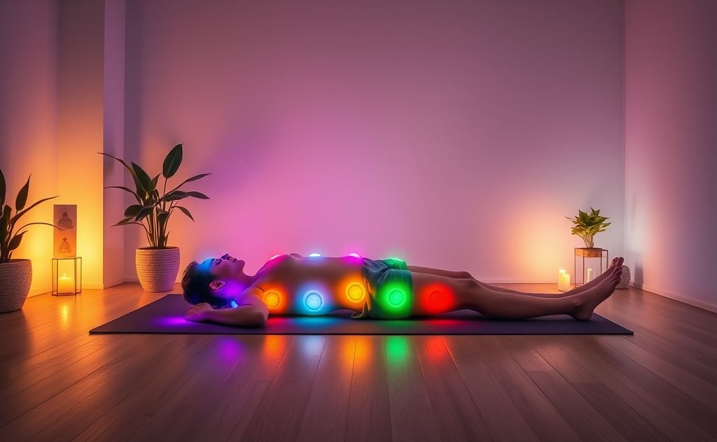 Chakra healing through peaceful yoga nidra practice