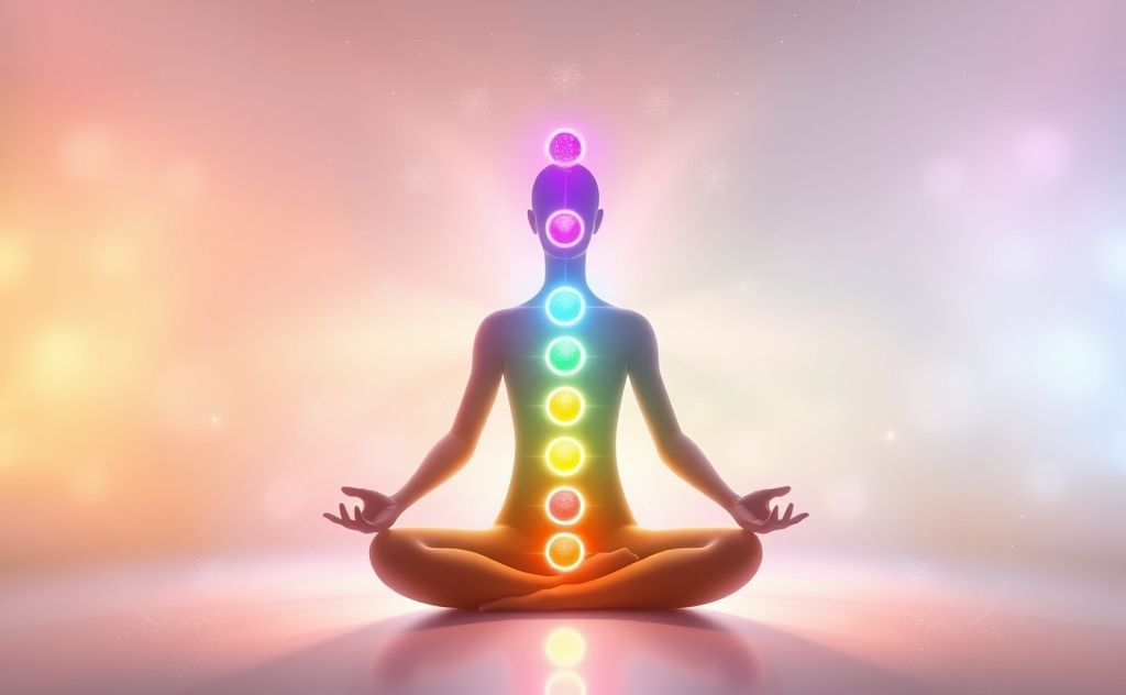 Chakra healing with energy flow and balance