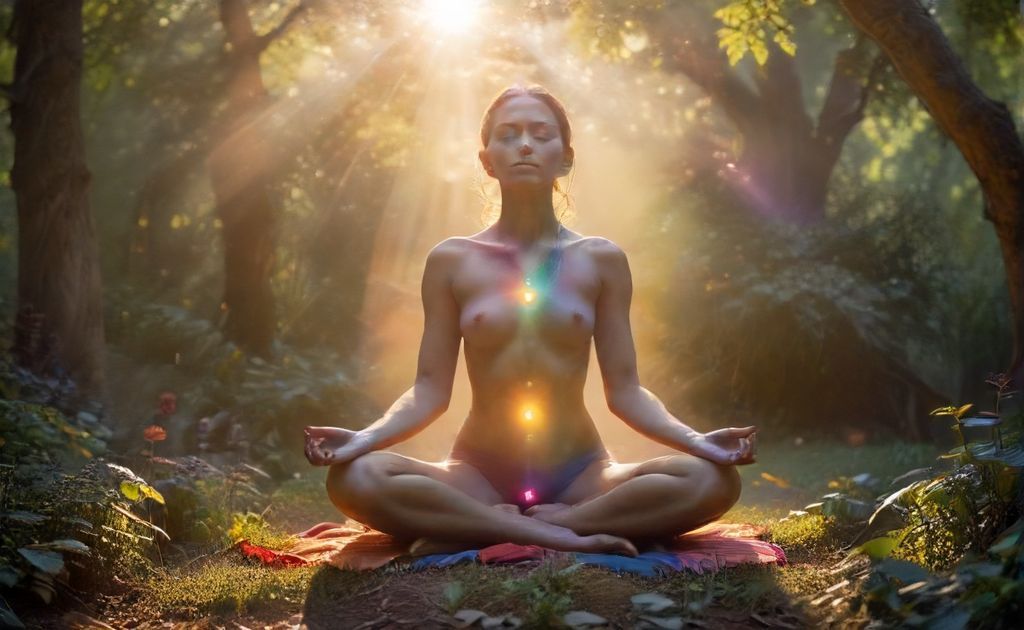 Chakra meditation brings inner peace and balance