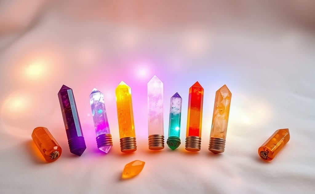 Chakra wands for energy healing and balance