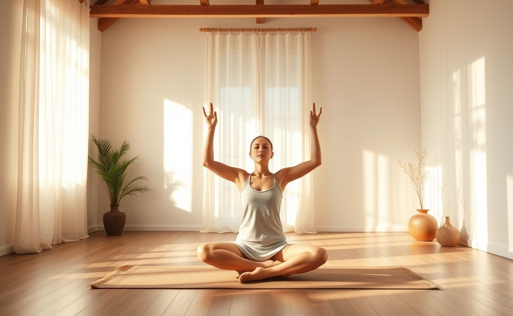 Chakra yoga balances energy through poses and breath