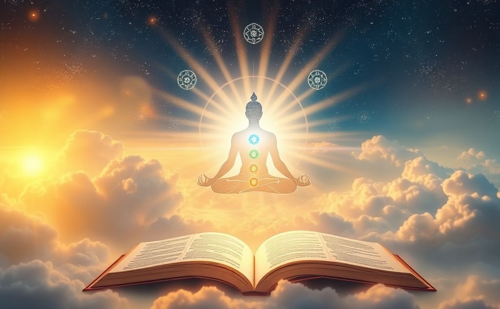 Chakras and biblical wisdom intertwined in harmony