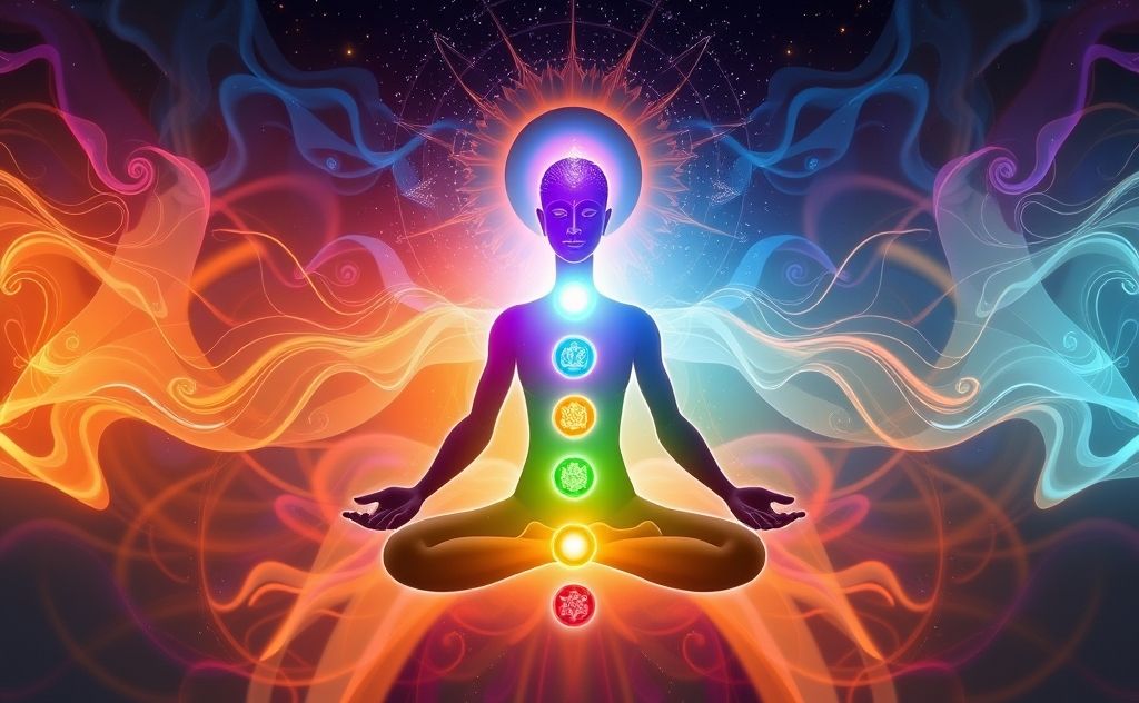 Chakras harmonizing mind and body energy flow