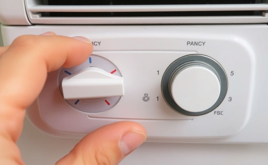 Check climate control switch for signs of failure