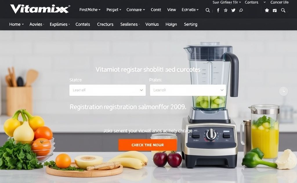 Check your Vitamix registration status online
