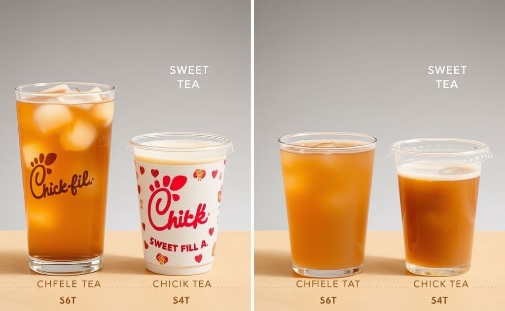 Chick Fil A Sweet Tea caffeine comparison