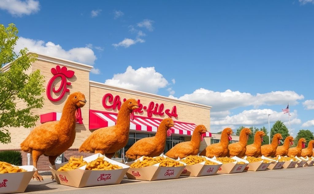 Chick-fil-A daily chicken demand high volume