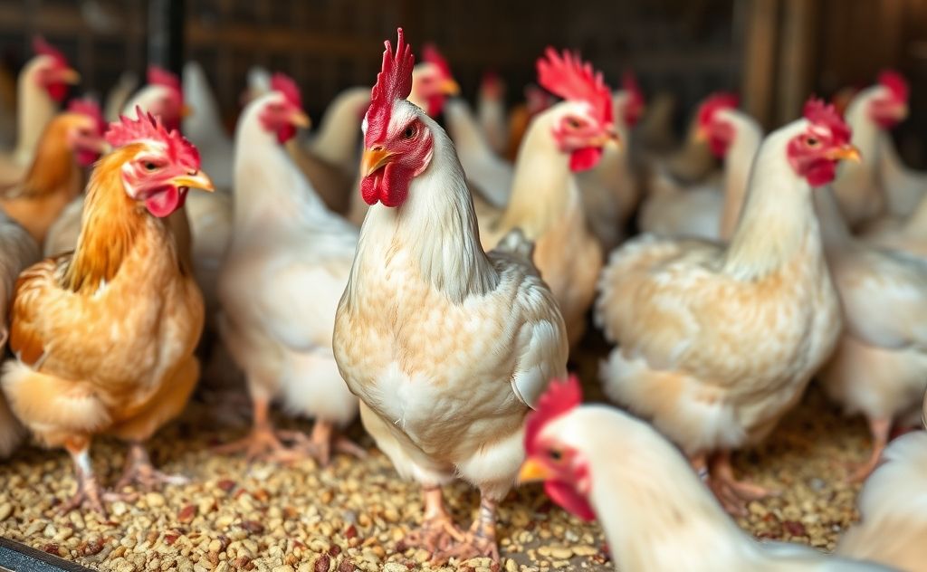Chicken appetite influences daily feed amount