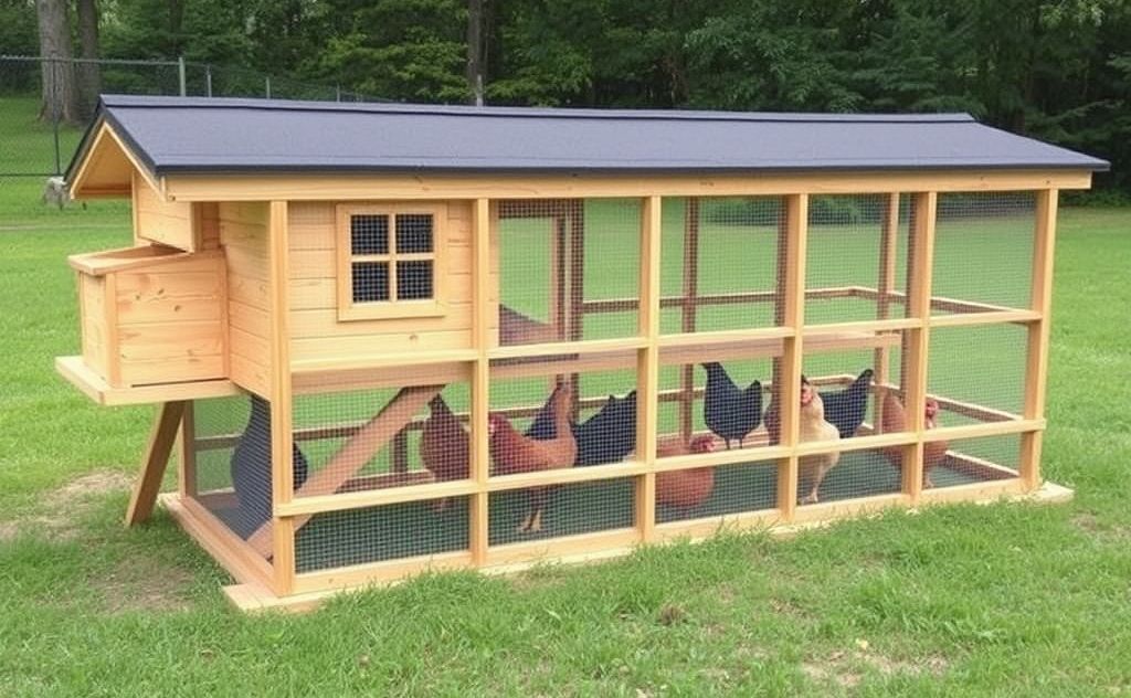 Chicken coop design for 12 chickens