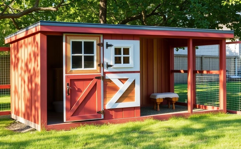 Chicken coop size for twelve chickens