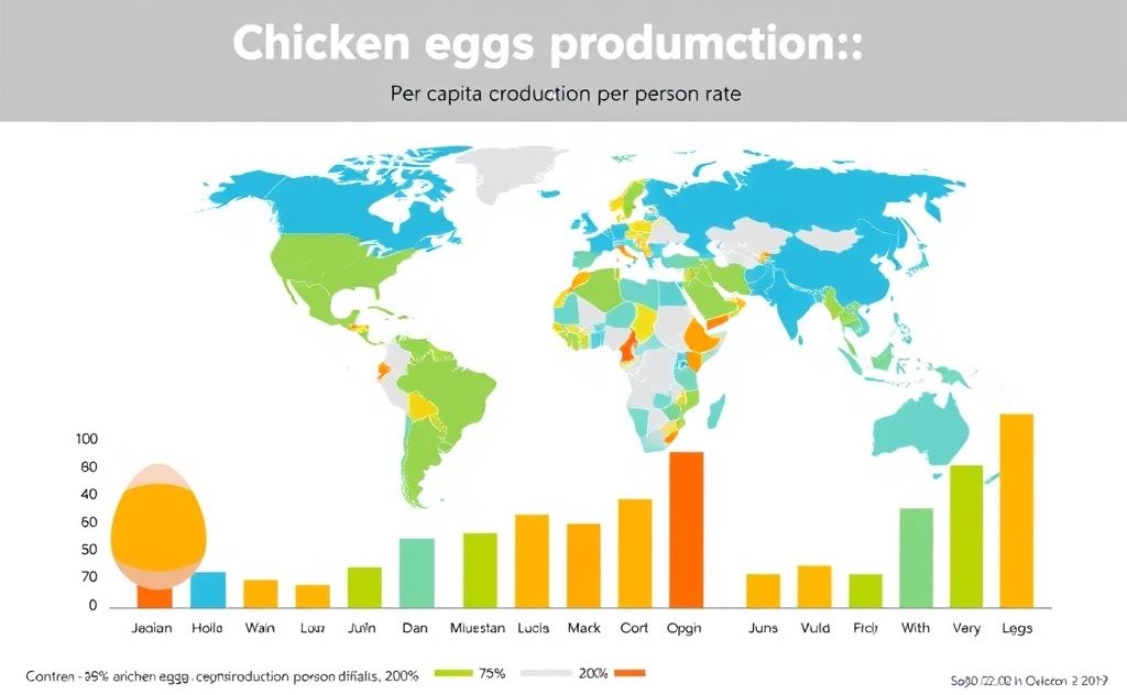 Chicken egg production per person rate