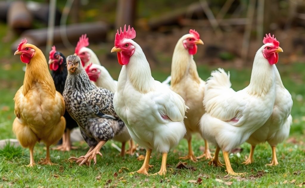 Chicken flock names and types of groups