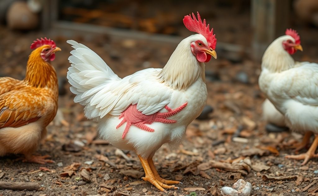 Chicken mating process and reproductive system