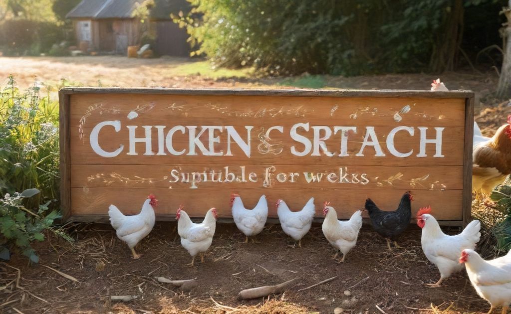 Chicken scratch suitable for chickens over 8 weeks